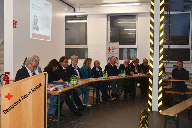 Präsidium in der DRK-Rettungswache Celle