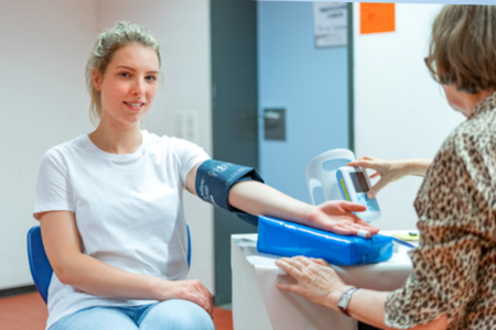 Blutspende - Arztgespräch