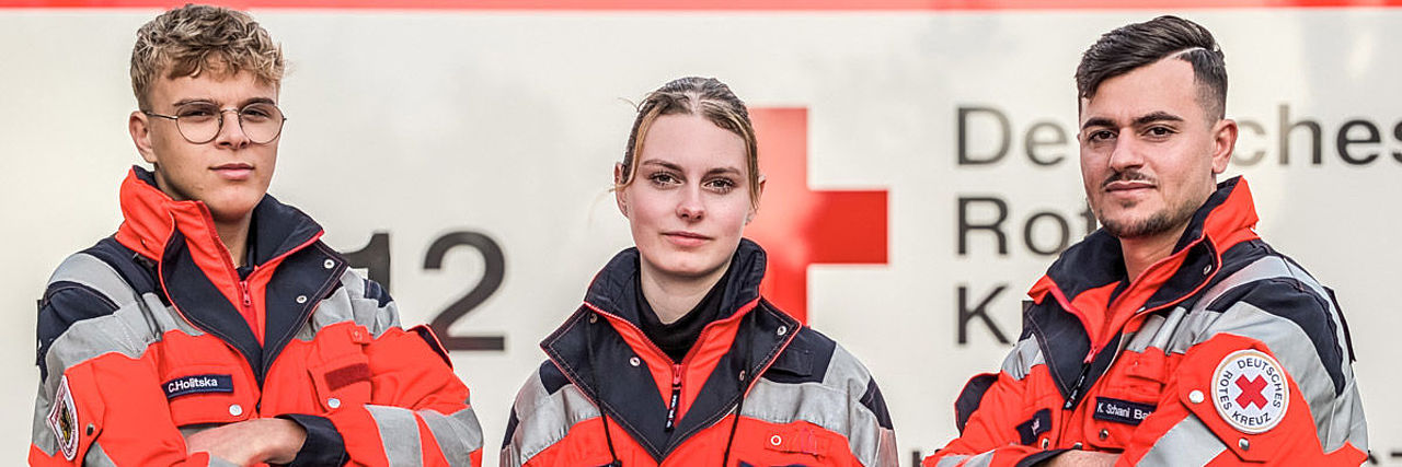 Rettungsdienstkollegen im Team