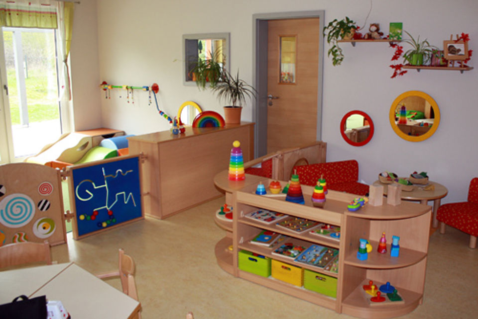 Blick in einen Gruppenraum