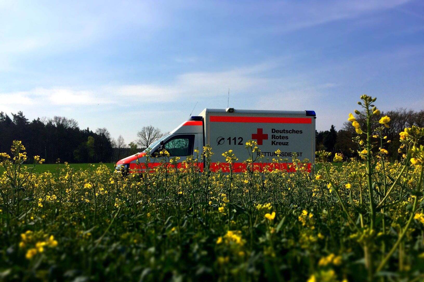 Rettungswagen unterwegs
